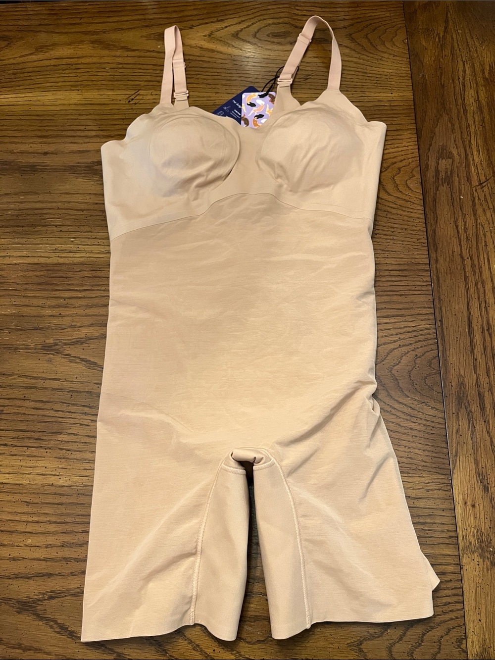 Honeylove Mid Thigh Bodysuit, size 1X, new with tags